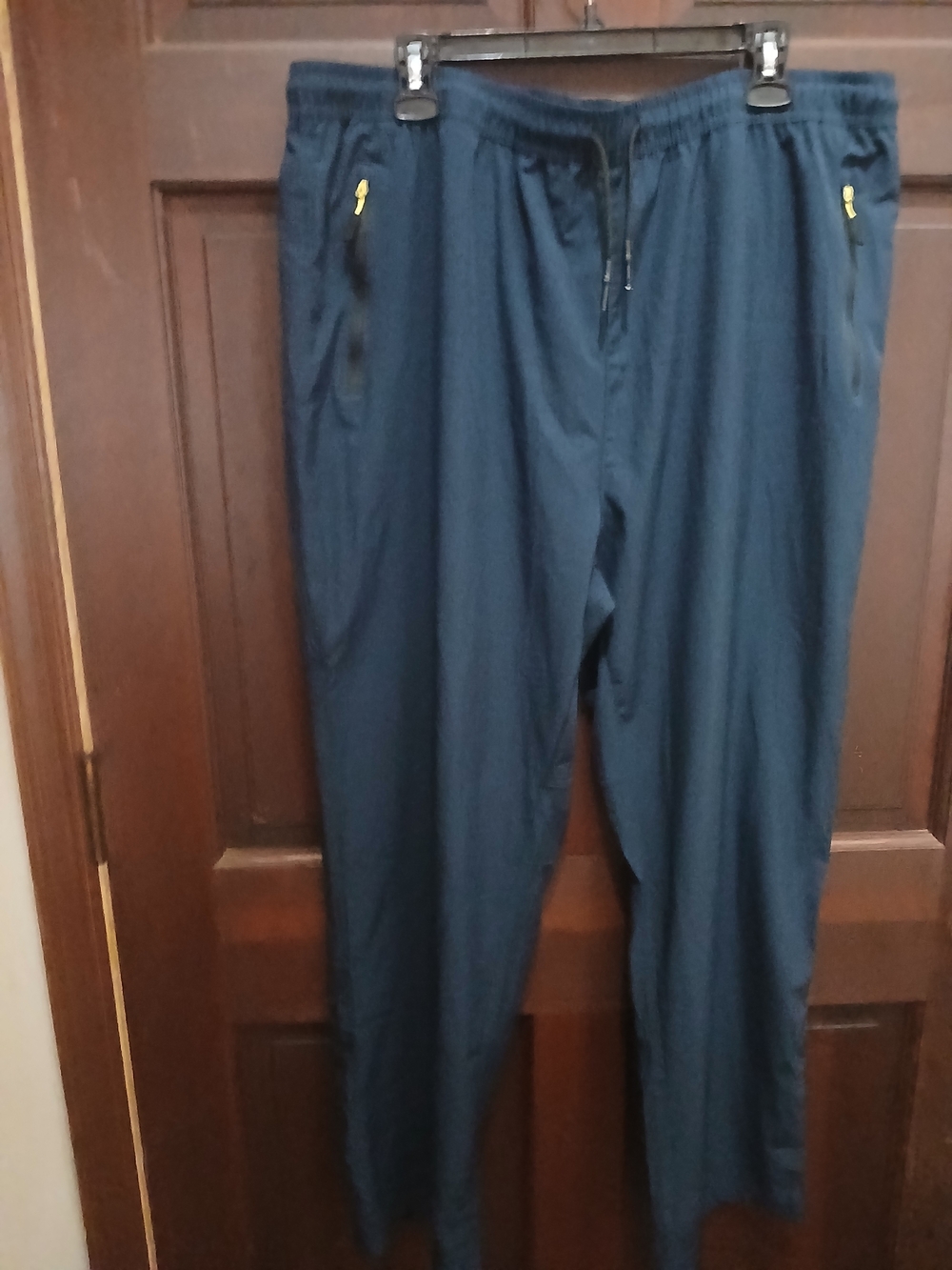 Men's Travel Together With You Navy Active Jogger Pants with Zipper Pockets 3XL